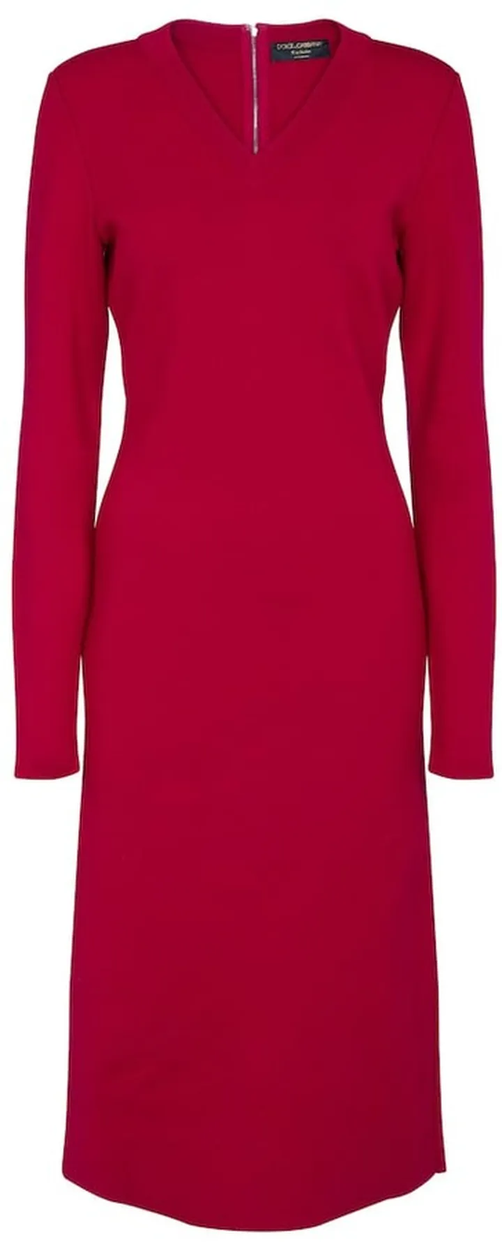 Stretch-wool midi dress