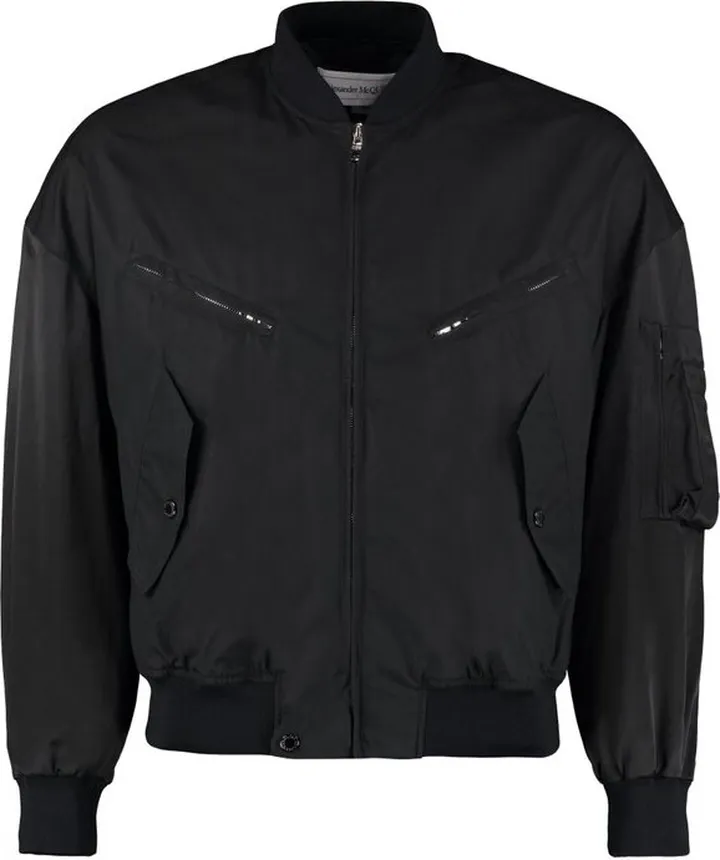 Alexander McQueen Zipped Bomber Jacket