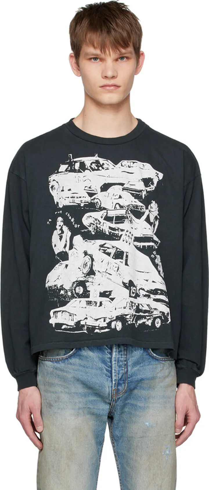 Enfants Riches Déprimés Black Printed Long Sleeve T-Shirt