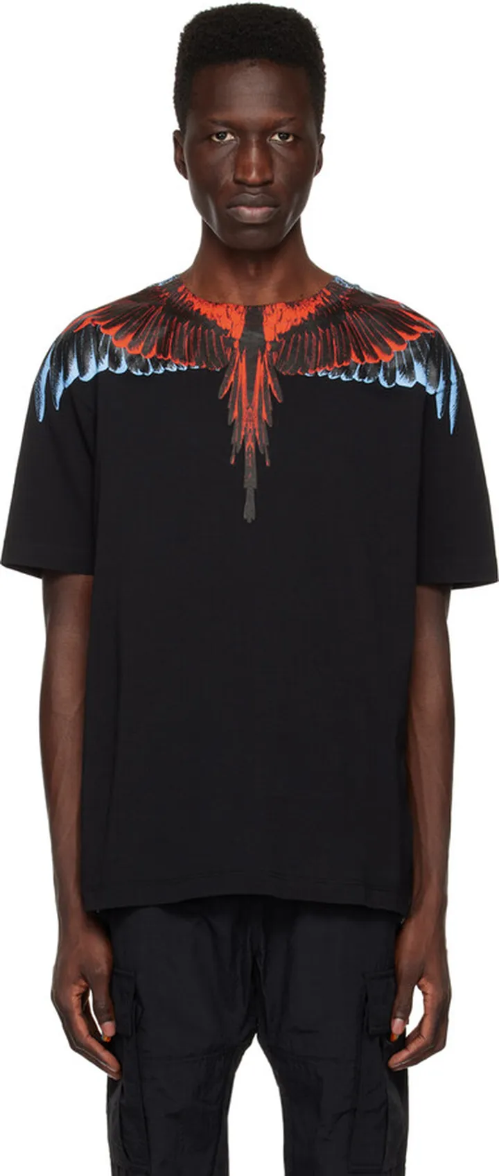 Marcelo Burlon County of Milan Black Icon Wings T-Shirt