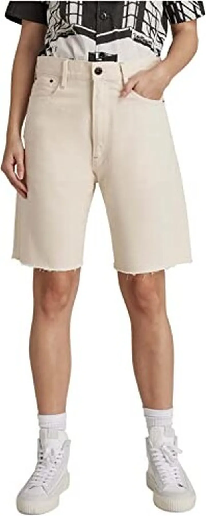 G-Star Raw Women's Type 89 Bermuda Relaxed Fit Denim Shorts