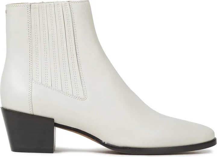 Leather ankle boots