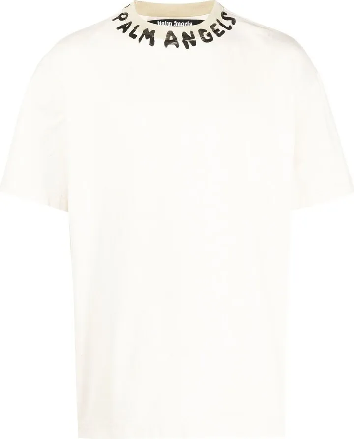 logo-print cotton T-shirt