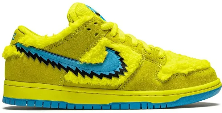 x Grateful Dead SB Dunk Low "Yellow Bear" sneakers
