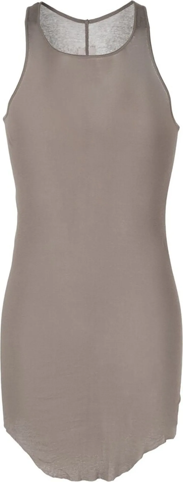 U-neck ribbed tank top