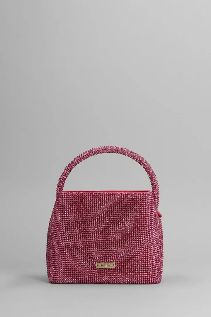 Solene Mini Hand Bag In Rose-pink Synthetic Fibers