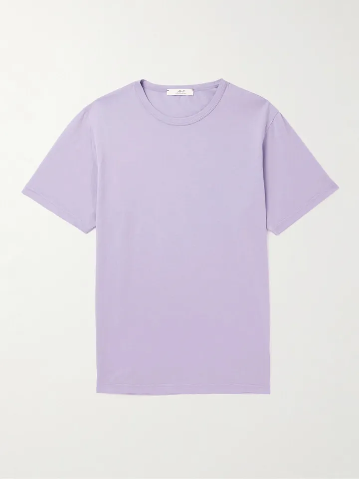 Garment-Dyed Cotton-Jersey T-Shirt