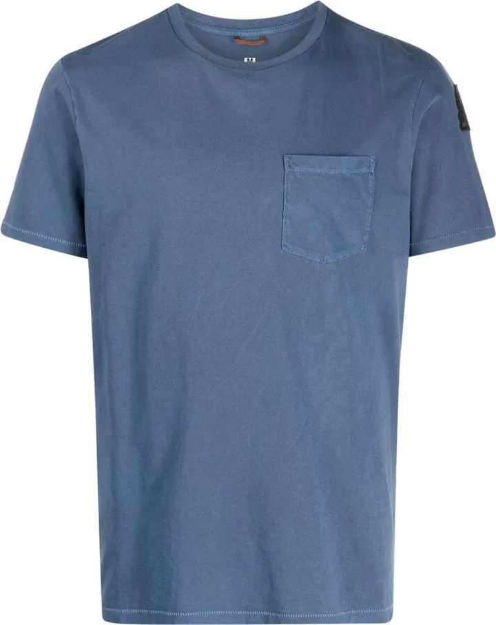 chest-pocket cotton T-shirt