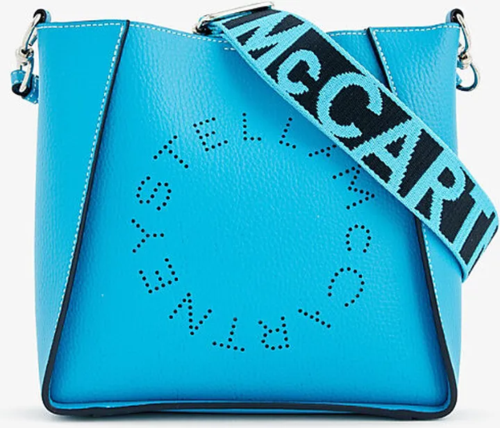 Womens Ocean Circle Mini Faux-leather Tote bag