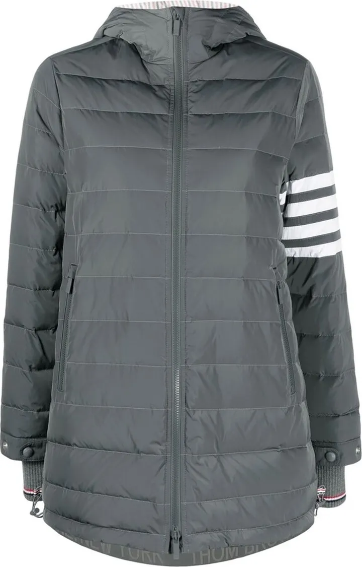 4-Bar hooded ski jacket