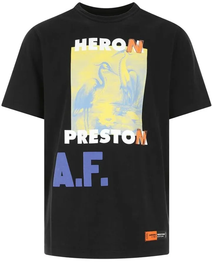 Heron Preston Graphic Printed Crewneck T-Shirt