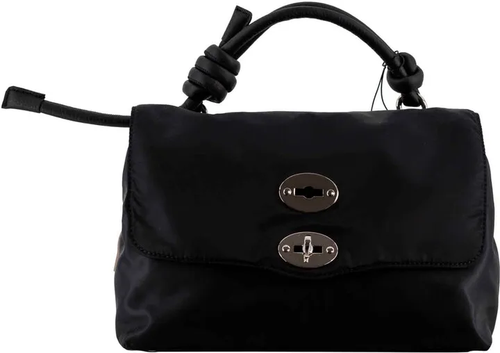 Grained Leather Shoulder Bag