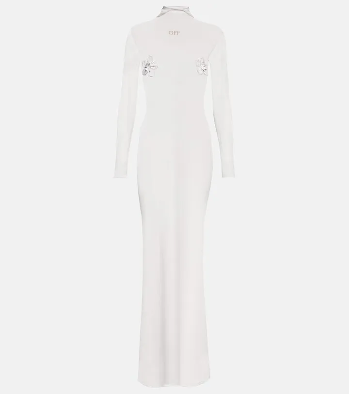 Applique gown