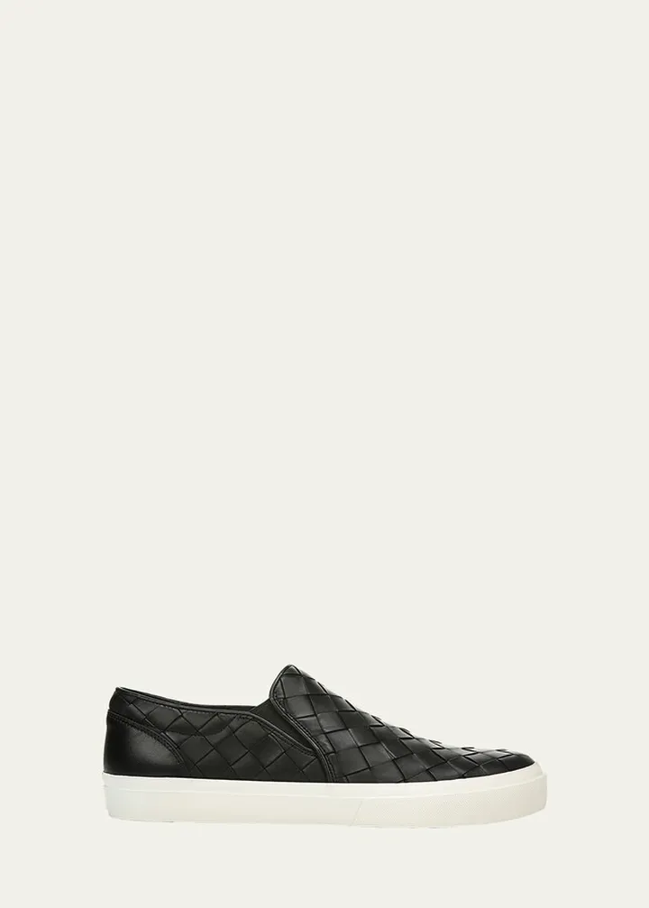 Men's Fletcher 2 Woven Leather Slip-On Sneakers