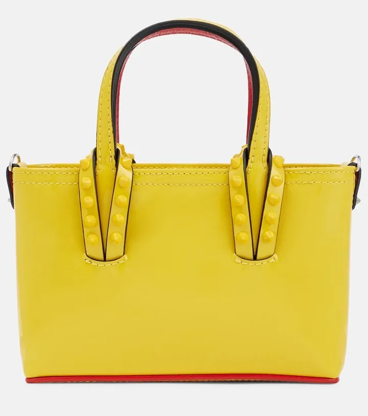 Cabata Nano patent leather tote bag