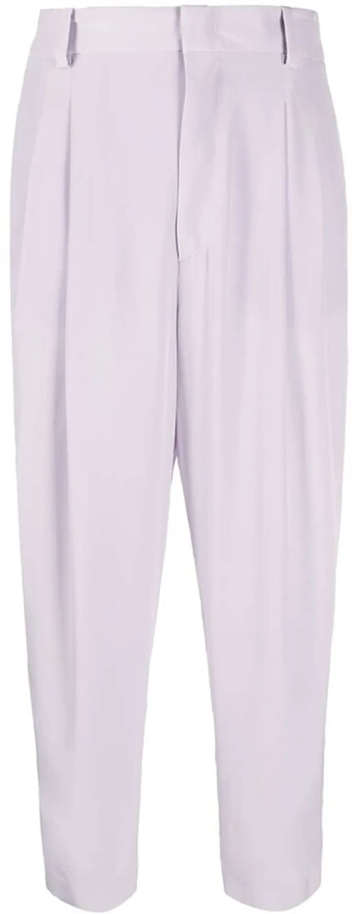 High-Waisted Cropped Trousers