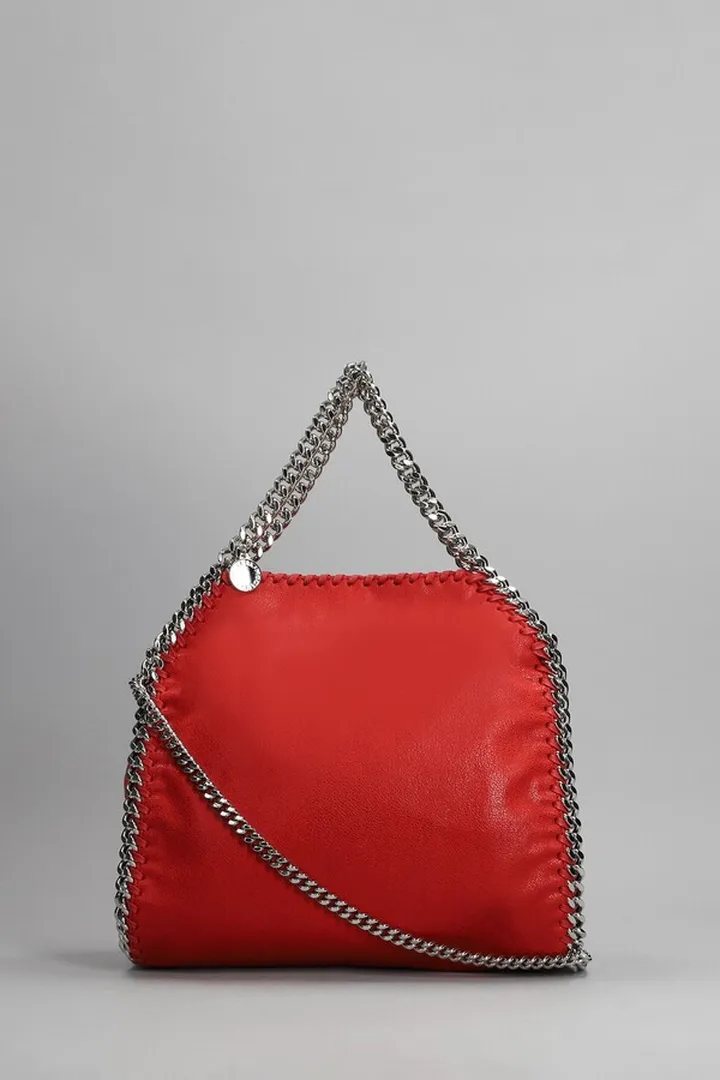 Hand Bag In Red Polyester