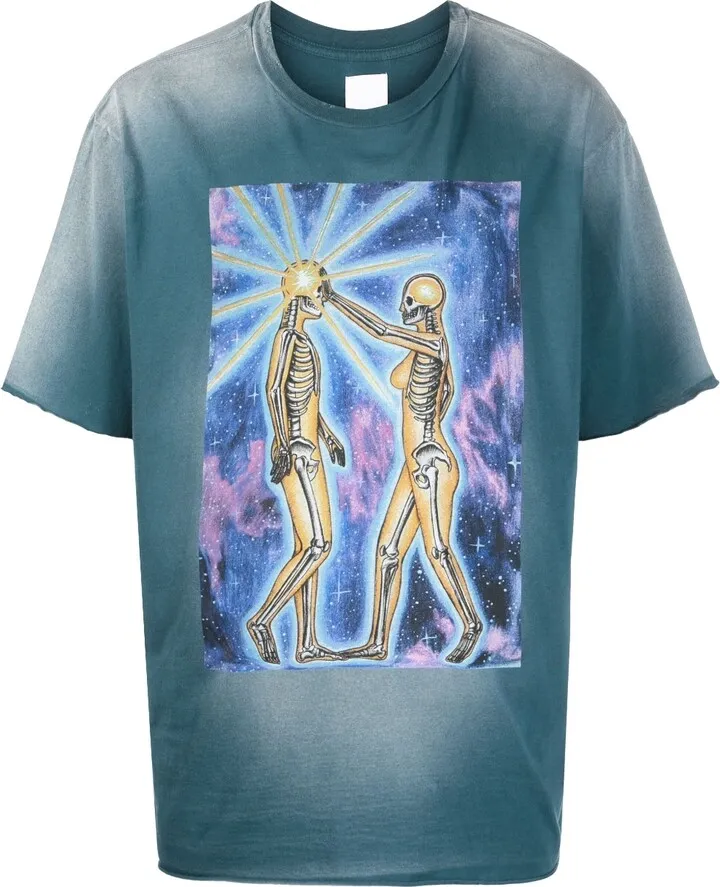 graphic-print cotton T-shirt