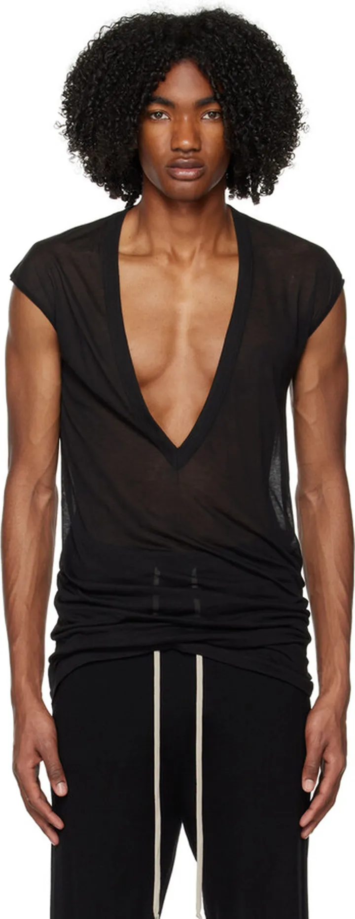 Rick Owens Black Dylan T-Shirt