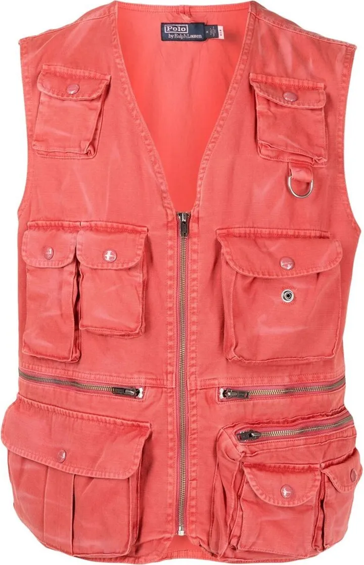 Cotton Multiple-Pocket Gilet