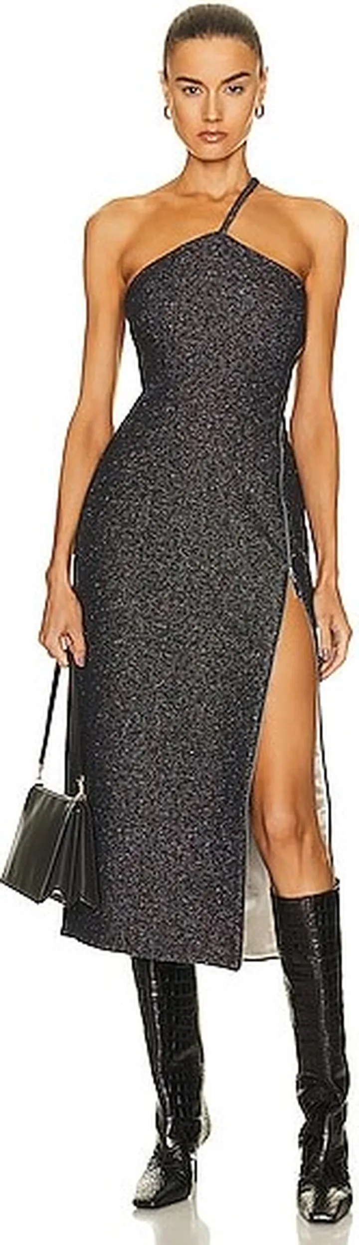 REMAIN Basket Anne Dress in Black