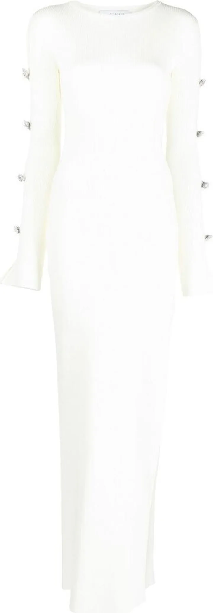 Crystal Bow-Embellished Gown