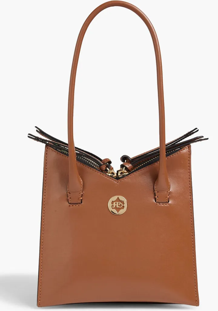 Tati Plissé Toy leather tote