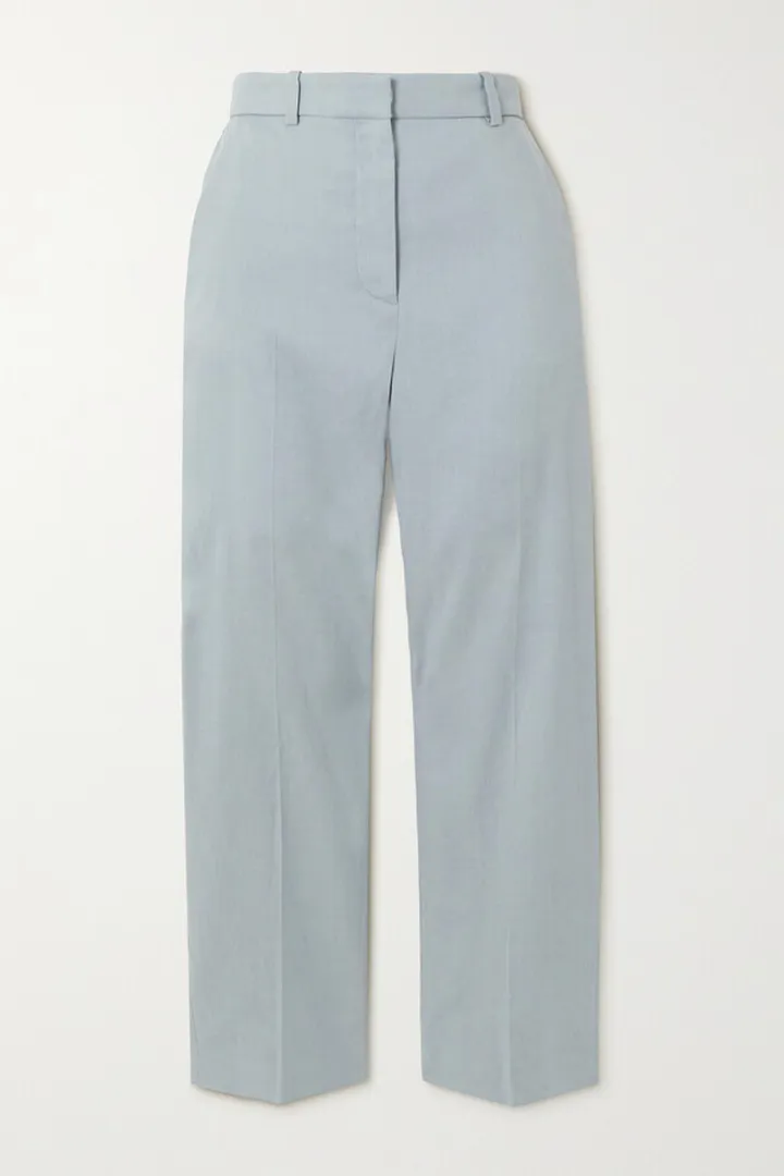 Joseph - Trina Pleated Linen-blend Straight-leg Pants - Blue