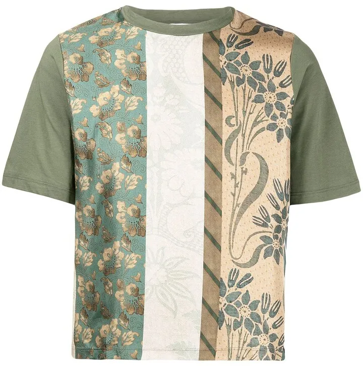 floral-print T-shirt