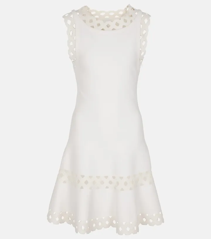 Vienne wool-blend minidress