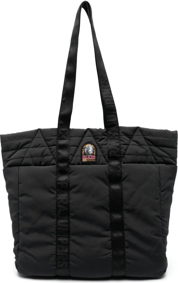 Logo-Patch Padded Tote