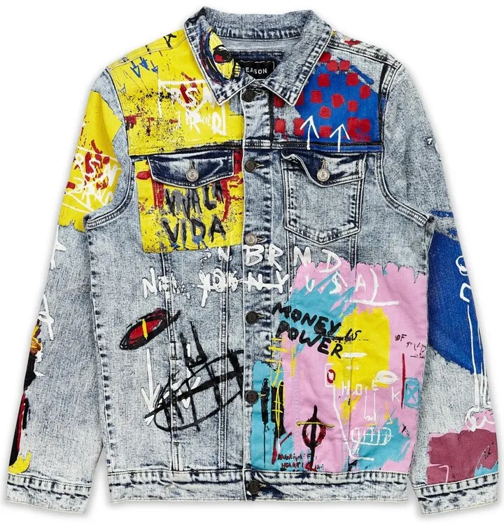 Men's Money is Power Denim Jacket