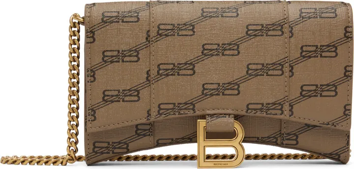 Balenciaga Brown Hourglass Bag