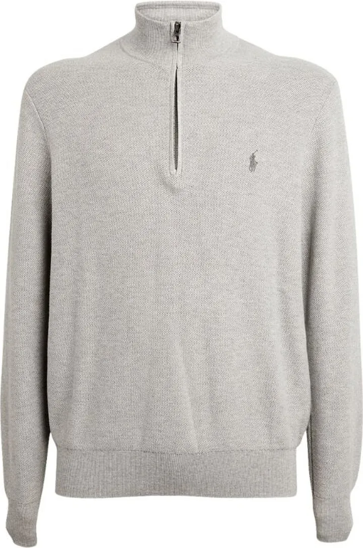 Polo Ralph Lauren Pima Cotton Half-Zip Sweater
