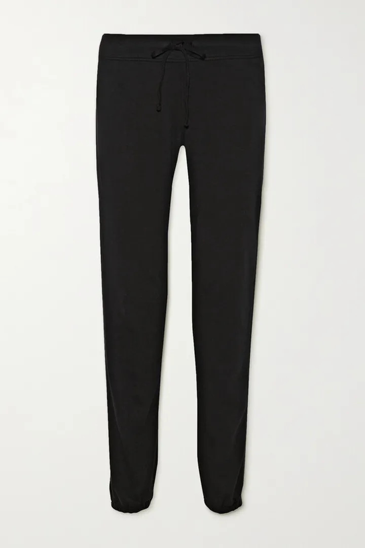 James Perse - Genie Supima Cotton-terry Track Pants - Black