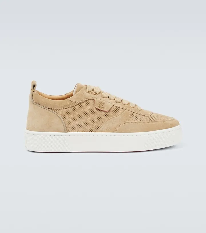 Happyrui suede low-top sneakers
