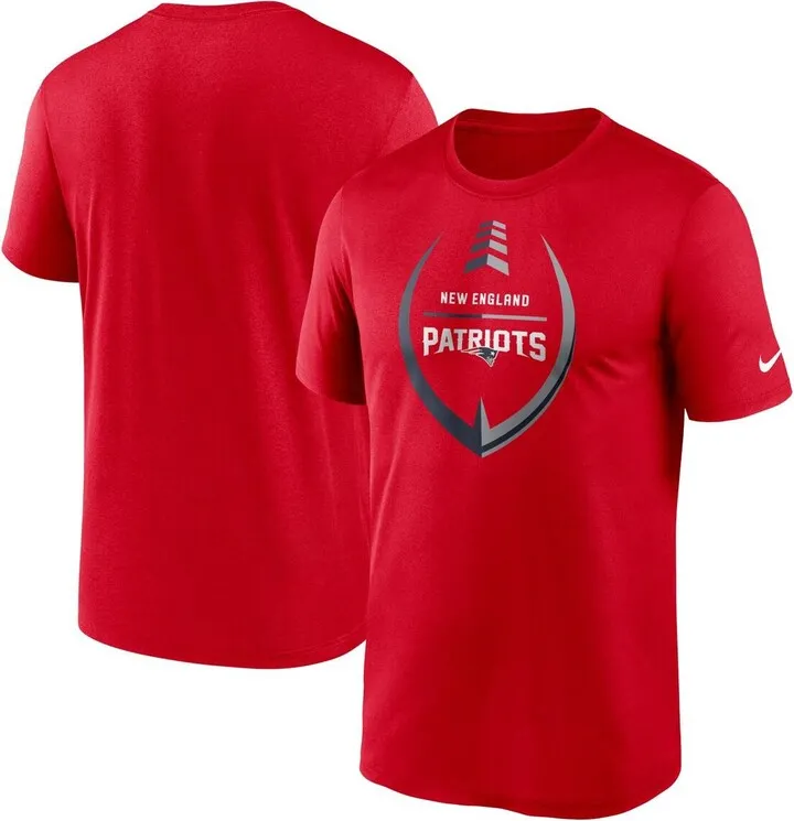 Men's Nike Red New England Patriots Icon Legend Performance T-shirt