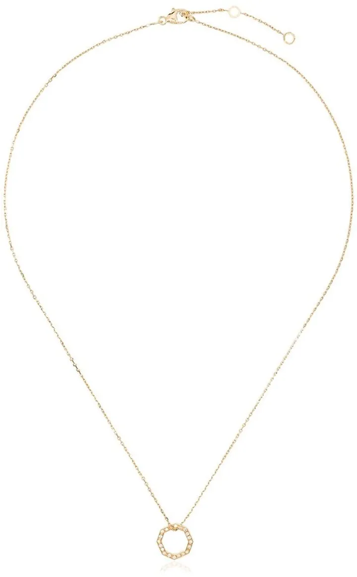 18kt Yellow Gold Diamond Necklace