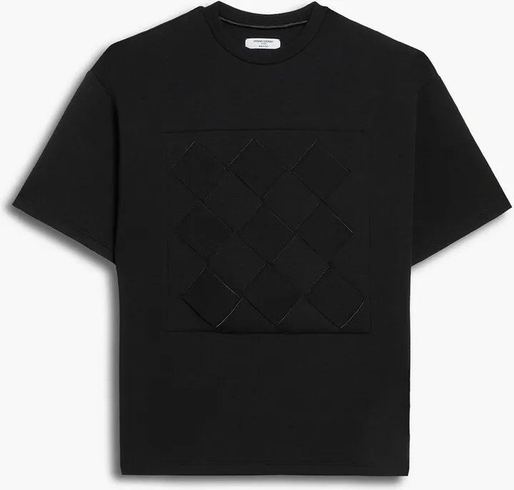 Braided jersey T-shirt