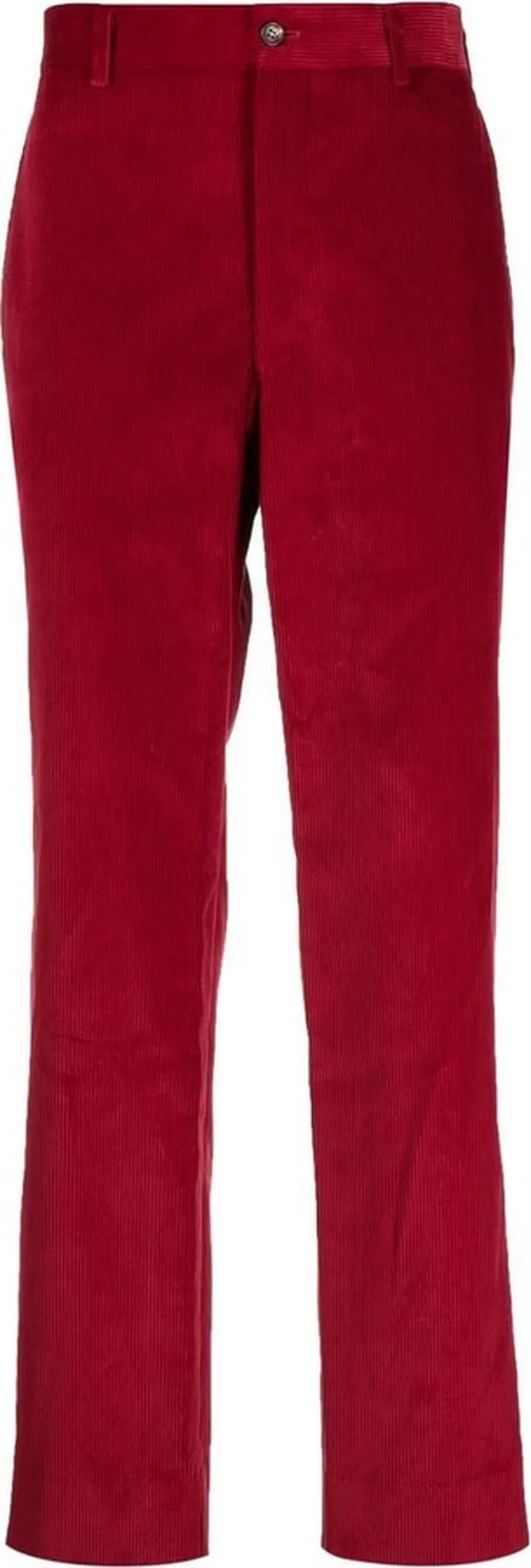 Corduroy Straight-Leg Trousers