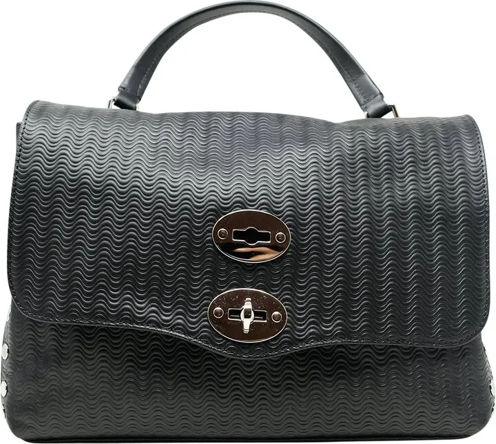 Zanellato 068010-0080000-z0001 Black Cachemire Blandine Luxethic S Leather Handbag