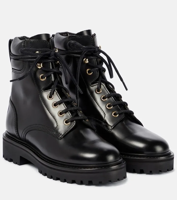 Campa leather combat boots