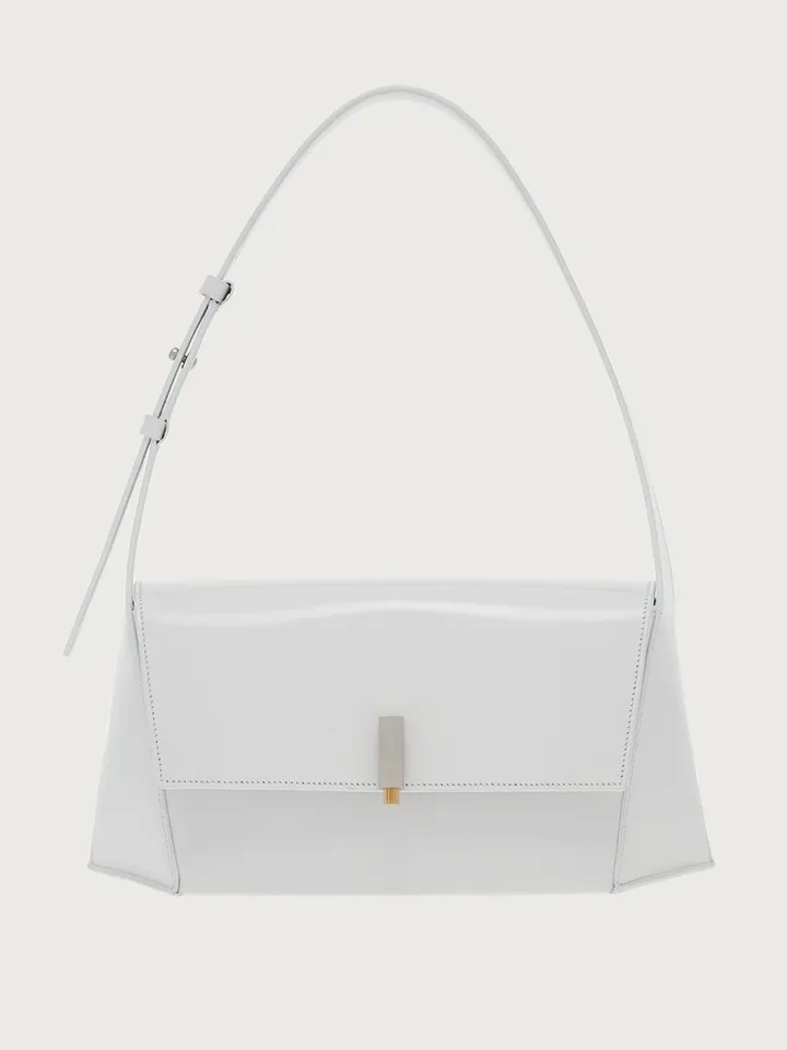 Ferragamo Women Geometric shoulder bag White