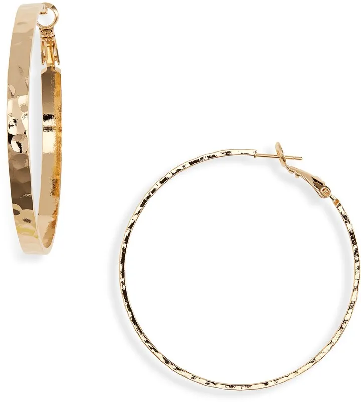 Flat Hoop Earrings