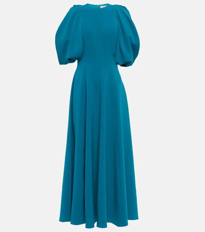 Pleated midi dress