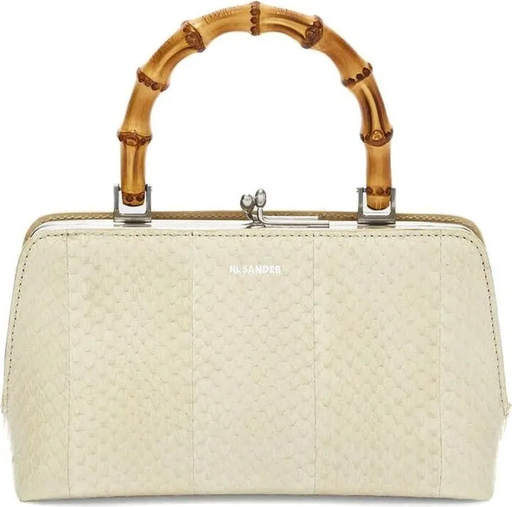 Snakeskin Effect Crossbody Bag