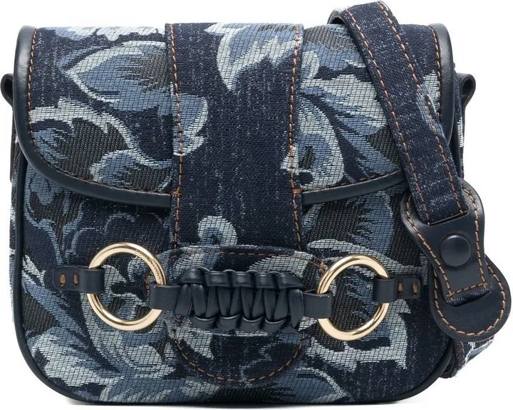 Saddie denim shoulder bag
