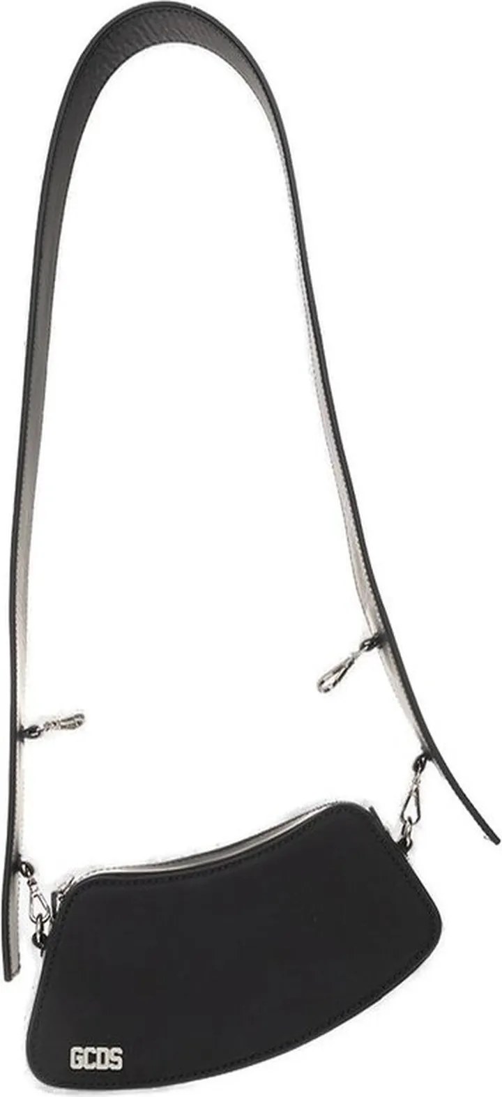 GCDS Logo-Lettering Zipped Shoulder Bag