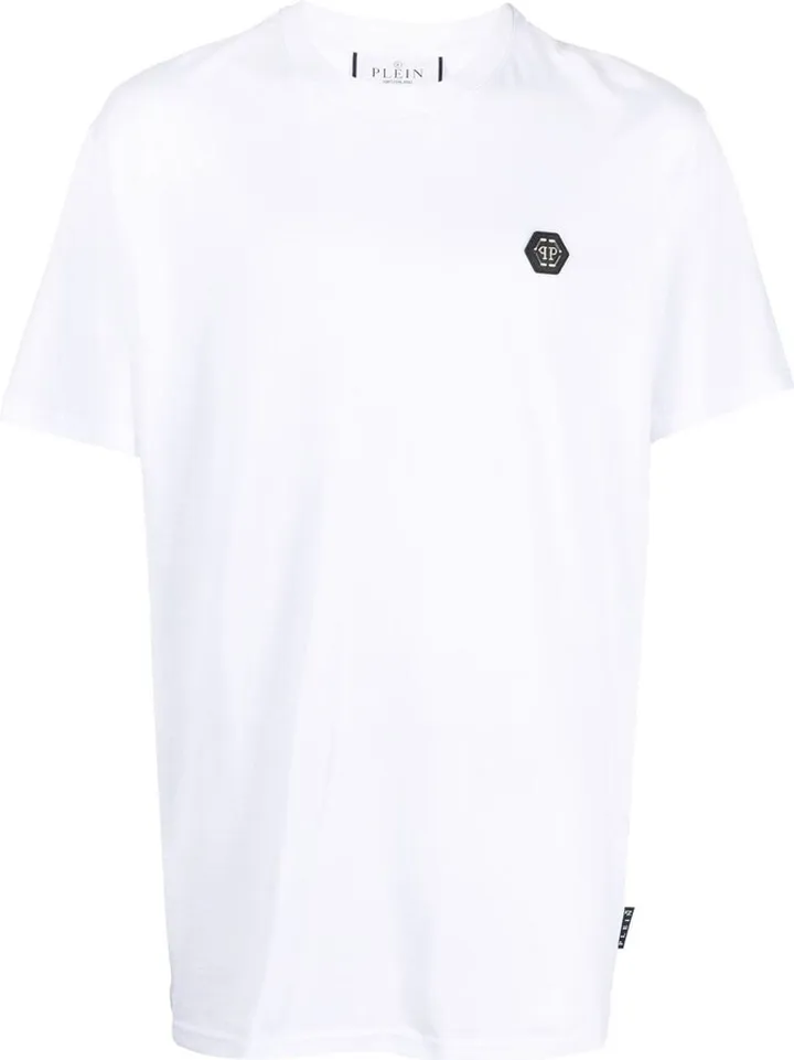 snake print cotton T-shirt