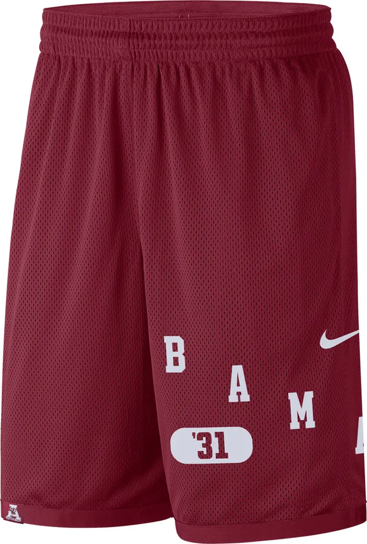 Alabama Nike Men's Dri-FIT College Shorts in Red